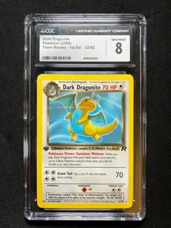 Dragonite 2000 1st Edition Team Rocket - POKEMON - 22/82 - CGC 8 - Image 1