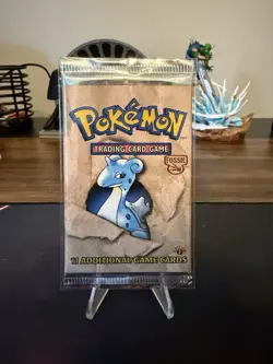 Pokemon TCG WOTC 1st Edition Fossil Booster Pack Lapras Artwork 20.8g - Image 1
