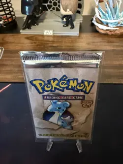 Pokemon TCG WOTC 1st Edition Fossil Booster Pack Lapras Artwork 20.8g - Image 2