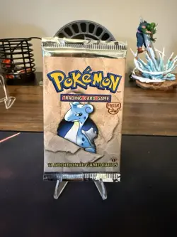 Pokemon TCG WOTC 1st Edition Fossil Booster Pack Lapras Artwork 20.8g - Image 3