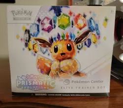Prismatic Evolutions Pokemon Center Elite Trainer Box PC ETB Factory Sealed - Image 1