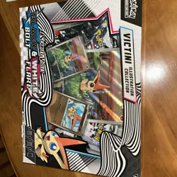 Pokemon TCG Black Bolt & White Flare Unova Victini Illustration Collection Box - Image 1