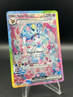 2025 POKEMON SYLVEON EX 156/131 - PRE EN PRISMATIC EVOLUTIONS SIR - Image 4