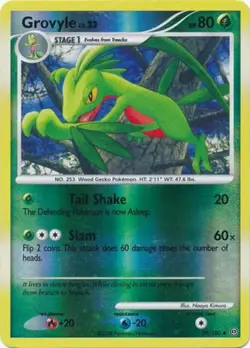 Pokemon - Grovyle - 39/100 - Uncommon - Reverse Holo - Stormfront - NM - Image 1