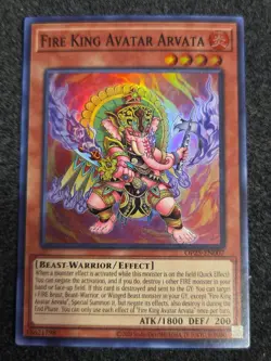 Fire King Avatar Arvata - OP25-EN007 - LP Super Rare Unlimited - Image 1