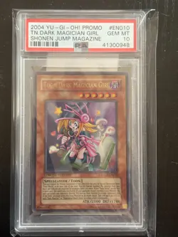 2004 YUGIOH JUMP-EN010 TOON DARK MAGICIAN GIRL ULTRA PSA 10 GEM MINT #41300948 - Image 1