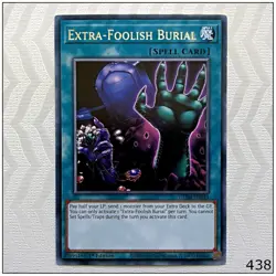 Extra-Foolish Burial - GEIM-EN043 - Rare 1st Edition Yugioh - Image 1