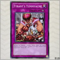 Tyrant's Tummyache - GENF-EN077 - Common Unlimited Yugioh - Image 1