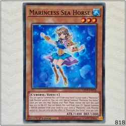 Marincess Sea Horse - LED9-EN038 - Common1st Edition Yugioh - Image 1