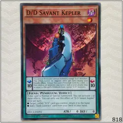 D/D Savant Kepler - DOCS-EN092 - Common 1st Edition Yugioh - Image 1