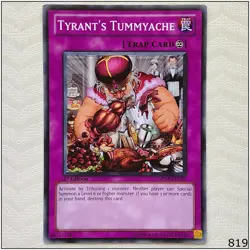 Tyrant's Tummyache - GENF-EN077 - Common 1st Edition Yugioh - Image 1