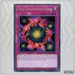 Deck Devastation Virus - WISU-EN058 - Rare 1st Edition Yugioh - Image 1