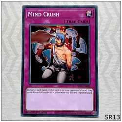 Mind Crush - SR13-EN037 - Common 1st Edition Yugioh - Image 1