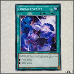 Onomatopaira - LED6-EN043 - Common 1st Edition Yugioh - Image 1