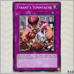 Tyrant's Tummyache - GENF-EN077 - Common 1st Edition Yugioh - Image 1