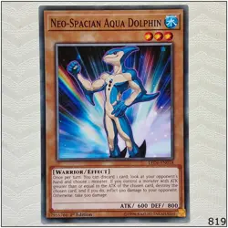 Neo-Spacian Aqua Dolphin - LED6-EN018 - Common 1st Edition Yugioh - Image 1