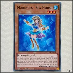 Marincess Sea Horse - LED9-EN038 - Common1st Edition Yugioh - Image 1