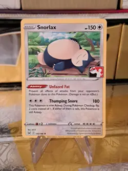 Snorlax Pokemon Prize Pack Series 3 Promo Pokemon Card NM/LP Stamp - Image 1