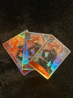 One Piece CCG Sanji OP10-005 SR Royal Blood Card NM Condition - Image 1