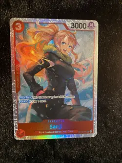 One Piece CCG Sanji OP10-005 SR Royal Blood Card NM Condition - Image 5