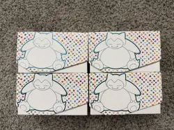 Pokemon TCG Lot Of 4 S&V 151 Empty ETB Storage Boxes NO CARDS - Image 1