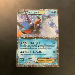 Swampert EX XY55 Black Star Promo - Pokemon Card XY 2015 LP - Image 1