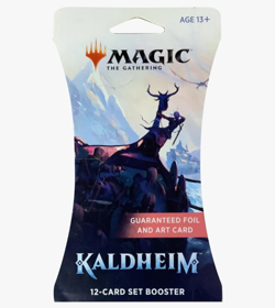 Magic: the Gathering - Kaldheim - Set Booster Pack - 12 Cards - SEALED - Hanger - Image 1