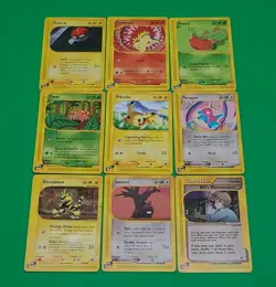 Pokemon TCG Lot of 9 E-Reader Series Cards Aquapolis Expedition WOTC - Image 2