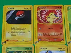 Pokemon TCG Lot of 9 E-Reader Series Cards Aquapolis Expedition WOTC - Image 3