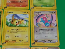 Pokemon TCG Lot of 9 E-Reader Series Cards Aquapolis Expedition WOTC - Image 5