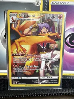 Charizard Battle Sense Royal Blaze Pokemon Card Leon - Image 1