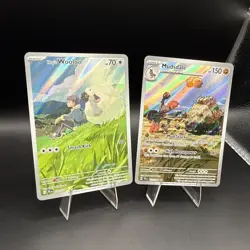 Pokemon TCG Hop’s Wooloo & Mudsdale Full Art 2-Card Lot Holo NM - Image 2