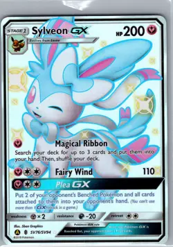 Sylveon GX SV76/SV94 Hidden Fates: Shiny Vault - Pokemon Card - NM - Image 1