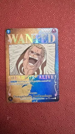 Donquixote Doflamingo ST03-009 Wanted Poster SP Rare One Piece Card English - Image 1