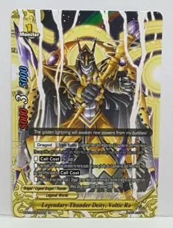 Future Card Buddyfight Legendary Thunder Deity, Voltic Ra S-BT06/0030EN R - Image 1