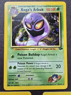 Pokemon Gym Challenge Rare Lot Grass Type 132 NM 5 Cards - Image 3