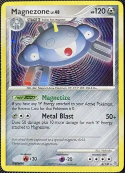 Magnezone 8/130 Diamond and Pearl Holo (See Photos) Pokemon Card - Image 1