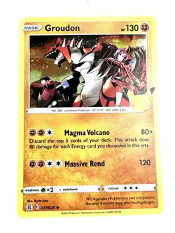 Groudon 017/025 Celebrations Pokemon TCG NM - Mint Holo Rare Card Legendary - Image 3