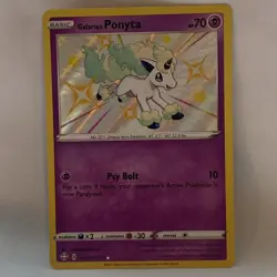 Galarian Ponyta SV047/SV122 - Shining Fates: Shiny Vault Baby Shiny Pokemon Card - Image 1