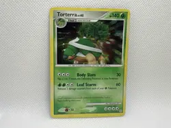 Pokemon TCG Torterra Holo Rare Card 17/130 Diamond and Pearl Base Set - Image 1