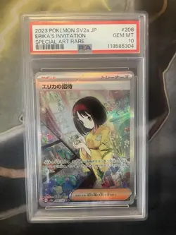 Erika's Invitation 206/165 Sv2a: Pokemon Card 151 Holo (Japanese) PSA 10 - Image 1