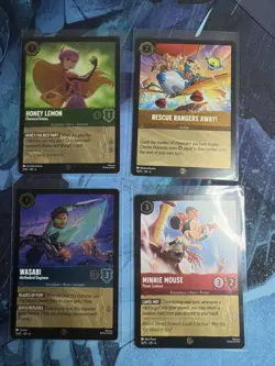 Disney Lorcana Azurite Sea League Play OP PROMO Cards Set - Image 1