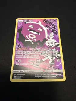 Pokemon TCG Koffing Holo Secret Rare Card Sun & Moon Cosmic Eclipse 243/236 - Image 1