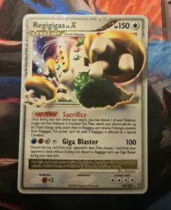Regigigas LV.X 100/100 Stormfront Holo 2008 Mid-Era Pokemon TCG 🌟 NM Clean Card - Image 1