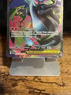 Pokemon Mega Charizard X EX 109/094 Full Art Phantasmal Flames NM TCG Card - Image 3