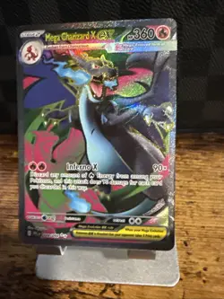 Pokemon Mega Charizard X EX 109/094 Full Art Phantasmal Flames NM TCG Card - Image 5