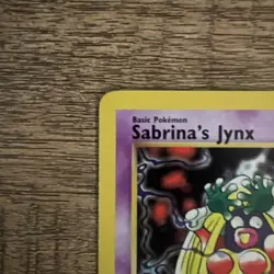 Pokemon TCG Uncommon Card Gym Heroes 1st Edition Sabrina's Jynx 59/132 NM - Image 2