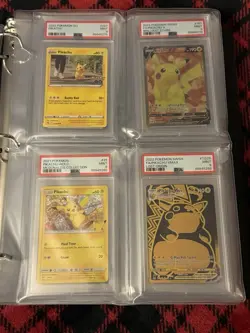 Lot Of 20x PSA Graded Pikachu Pokemon Cards In An Official Pikachu Binder - Image 3