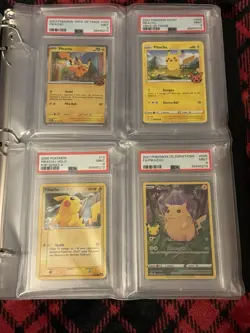 Lot Of 20x PSA Graded Pikachu Pokemon Cards In An Official Pikachu Binder - Image 4