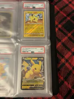 Lot Of 20x PSA Graded Pikachu Pokemon Cards In An Official Pikachu Binder - Image 5